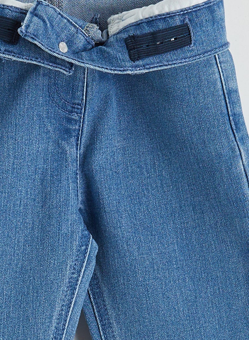 ال سي وايكيكي بنطلون جينز بناتي بوسط قابل للتعديل - Image 3